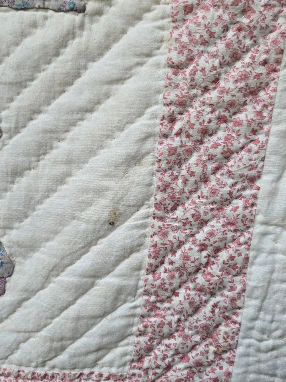 Vintage Handmade Sunbonnet Sue Patchwork Quilt
